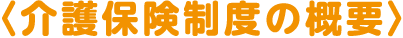 介護保険制度の概要